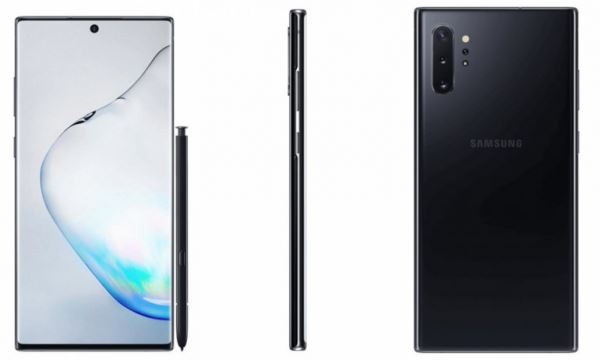 Samsung Galaxy Note10 и Note10+ показались на официальных рендерах